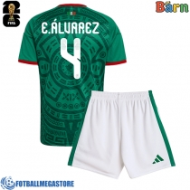 Fotballdrakt Barn Mexico Edson Alvarez #4 Hjemmedraktsett VM 2026 Kortermet (+ Korte bukser)